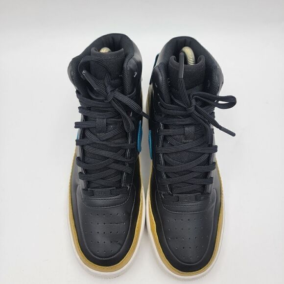 Nike Air Force 1 High Jester XX Women’s Sz 9 Black Blue Gold AR0625-001 Sneakers - Picture 9 of 13